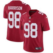 Youth Nike New York Giants #98 Damon Harrison Red Alternate Vapor Untouchable Limited Player NFL Jersey