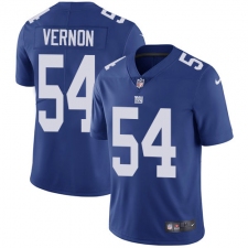 Youth Nike New York Giants #54 Olivier Vernon Elite Royal Blue Team Color NFL Jersey