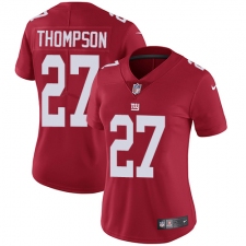 Women's Nike New York Giants #27 Darian Thompson Red Alternate Vapor Untouchable Limited Player NFL Jersey