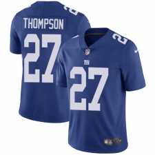 Youth Nike New York Giants #27 Darian Thompson Royal Blue Team Color Vapor Untouchable Limited Player NFL Jersey