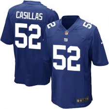 Men's Nike New York Giants #52 Jonathan Casillas Game Royal Blue Team Color NFL Jersey