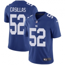 Men's Nike New York Giants #52 Jonathan Casillas Royal Blue Team Color Vapor Untouchable Limited Player NFL Jersey