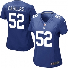 Women's Nike New York Giants #52 Jonathan Casillas Game Royal Blue Team Color NFL Jersey