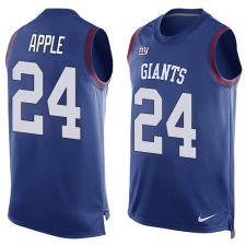Men's Nike New York Giants #24 Eli Apple Limited Royal Blue Player Name & Number Tank Top NFL Jersey