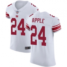 Men's Nike New York Giants #24 Eli Apple White Vapor Untouchable Elite Player NFL Jersey