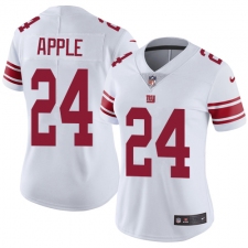Women's Nike New York Giants #24 Eli Apple Elite White NFL Jersey