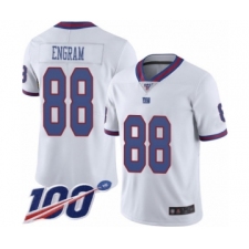 Men's New York Giants #88 Evan Engram Limited White Rush Vapor Untouchable 100th Season Football Jersey