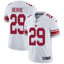Youth Nike New York Giants #29 Nat Berhe White Vapor Untouchable Limited Player NFL Jersey