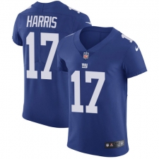 Men's Nike New York Giants #17 Dwayne Harris Elite Royal Blue Team Color NFL Jersey