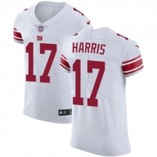 Men's Nike New York Giants #17 Dwayne Harris White Vapor Untouchable Elite Player NFL Jersey