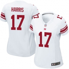 Women's Nike New York Giants #17 Dwayne Harris Game White NFL Jersey