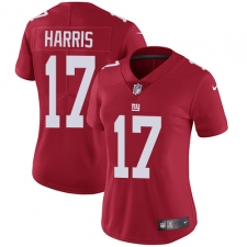Women's Nike New York Giants #17 Dwayne Harris Red Alternate Vapor Untouchable Limited Player NFL Jersey