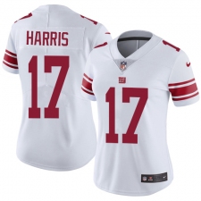 Women's Nike New York Giants #17 Dwayne Harris White Vapor Untouchable Limited Player NFL Jersey