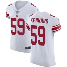 Men's Nike New York Giants #59 Devon Kennard White Vapor Untouchable Elite Player NFL Jersey