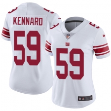 Women's Nike New York Giants #59 Devon Kennard Elite White NFL Jersey