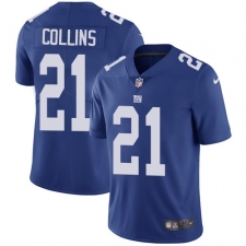 Men's Nike New York Giants #21 Landon Collins Royal Blue Team Color Vapor Untouchable Limited Player NFL Jersey