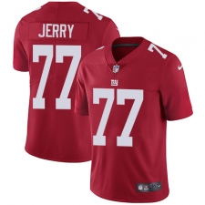 Youth Nike New York Giants #77 John Jerry Red Alternate Vapor Untouchable Limited Player NFL Jersey