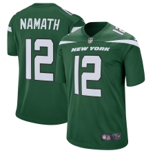 Men's New York Jets #12 Joe Namath New York Jets Nike Retired Player Jersey - Green