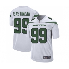 Men's New York Jets #99 Mark Gastineau Game White Football Jersey