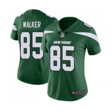 Women's New York Jets #85 Wesley Walker Green Team Color Vapor Untouchable Limited Player Football Jersey