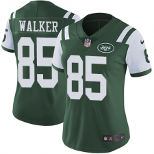 Women's Nike New York Jets #85 Wesley Walker Elite Green Team Color NFL Jersey