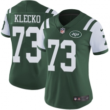Women's Nike New York Jets #73 Joe Klecko Elite Green Team Color NFL Jersey