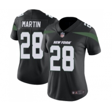 Women's New York Jets #28 Curtis Martin Black Alternate Vapor Untouchable Limited Player Football Jersey
