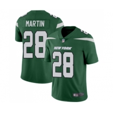 Youth New York Jets #28 Curtis Martin Green Team Color Vapor Untouchable Limited Player Football Jersey