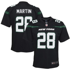 Youth New York Jets #28 Curtis Martin Nike  Retired Player Game Jersey - Black