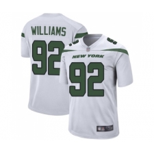 Men's New York Jets #92 Leonard Williams Game White Football Jersey
