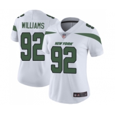 Women's New York Jets #92 Leonard Williams White Vapor Untouchable Limited Player Football Jersey
