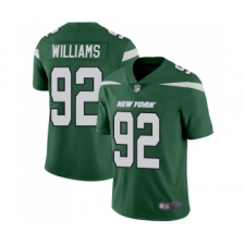 Youth New York Jets #92 Leonard Williams Green Team Color Vapor Untouchable Limited Player Football Jersey
