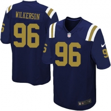 Youth Nike New York Jets #96 Muhammad Wilkerson Limited Navy Blue Alternate NFL Jersey