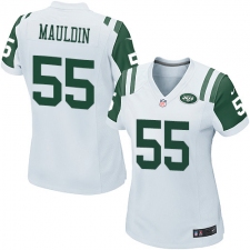 Women's Nike New York Jets #55 Lorenzo Mauldin Game White NFL Jersey