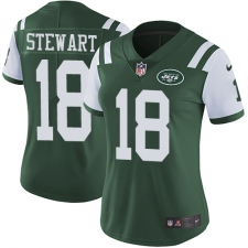 Women's Nike New York Jets #18 ArDarius Stewart Elite Green Team Color NFL Jersey