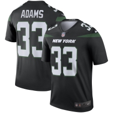 Men's New York Jets #33 Jamal Adams  Nike Color Rush Legend Jersey - Black