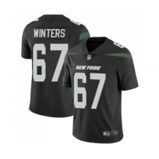 Men's New York Jets #67 Brian Winters Black Alternate Vapor Untouchable Limited Player Football Jersey