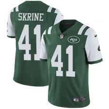Youth Nike New York Jets #41 Buster Skrine Elite Green Team Color NFL Jersey