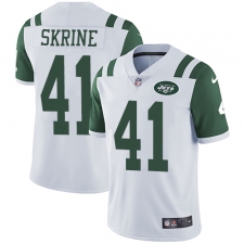 Youth Nike New York Jets #41 Buster Skrine Elite White NFL Jersey