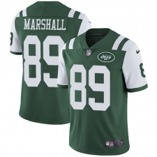 Youth Nike New York Jets #89 Jalin Marshall Elite Green Team Color NFL Jersey