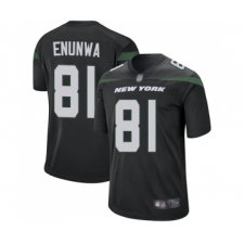 Men's New York Jets #81 Quincy Enunwa Game Black Alternate Football Jersey