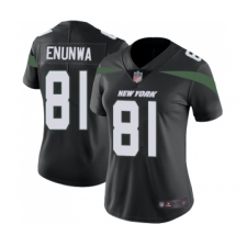 Women's New York Jets #81 Quincy Enunwa Black Alternate Vapor Untouchable Limited Player Football Jersey