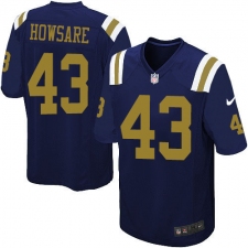 Men's Nike New York Jets #43 Julian Howsare Game Navy Blue Alternate NFL Jersey