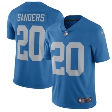 Men's Nike Detroit Lions #20 Barry Sanders Limited Blue Alternate Vapor Untouchable NFL Jersey