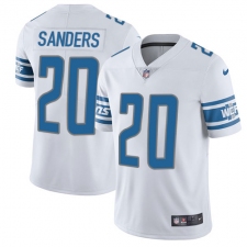 Youth Nike Detroit Lions #20 Barry Sanders Limited White Vapor Untouchable NFL Jersey
