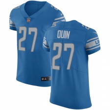 Men's Nike Detroit Lions #27 Glover Quin Light Blue Team Color Vapor Untouchable Elite Player NFL Jersey