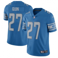 Men's Nike Detroit Lions #27 Glover Quin Limited Light Blue Team Color Vapor Untouchable NFL Jersey