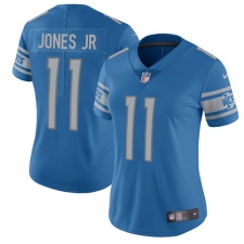 Women's Nike Detroit Lions #11 Marvin Jones Jr Elite Light Blue Team Color NFL Jersey