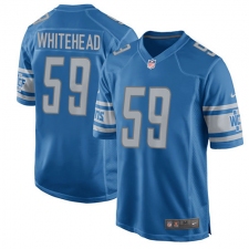 Men's Nike Detroit Lions #59 Tahir Whitehead Game Light Blue Team Color NFL Jersey