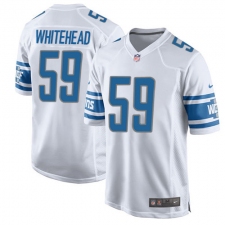 Men's Nike Detroit Lions #59 Tahir Whitehead Game White NFL Jersey